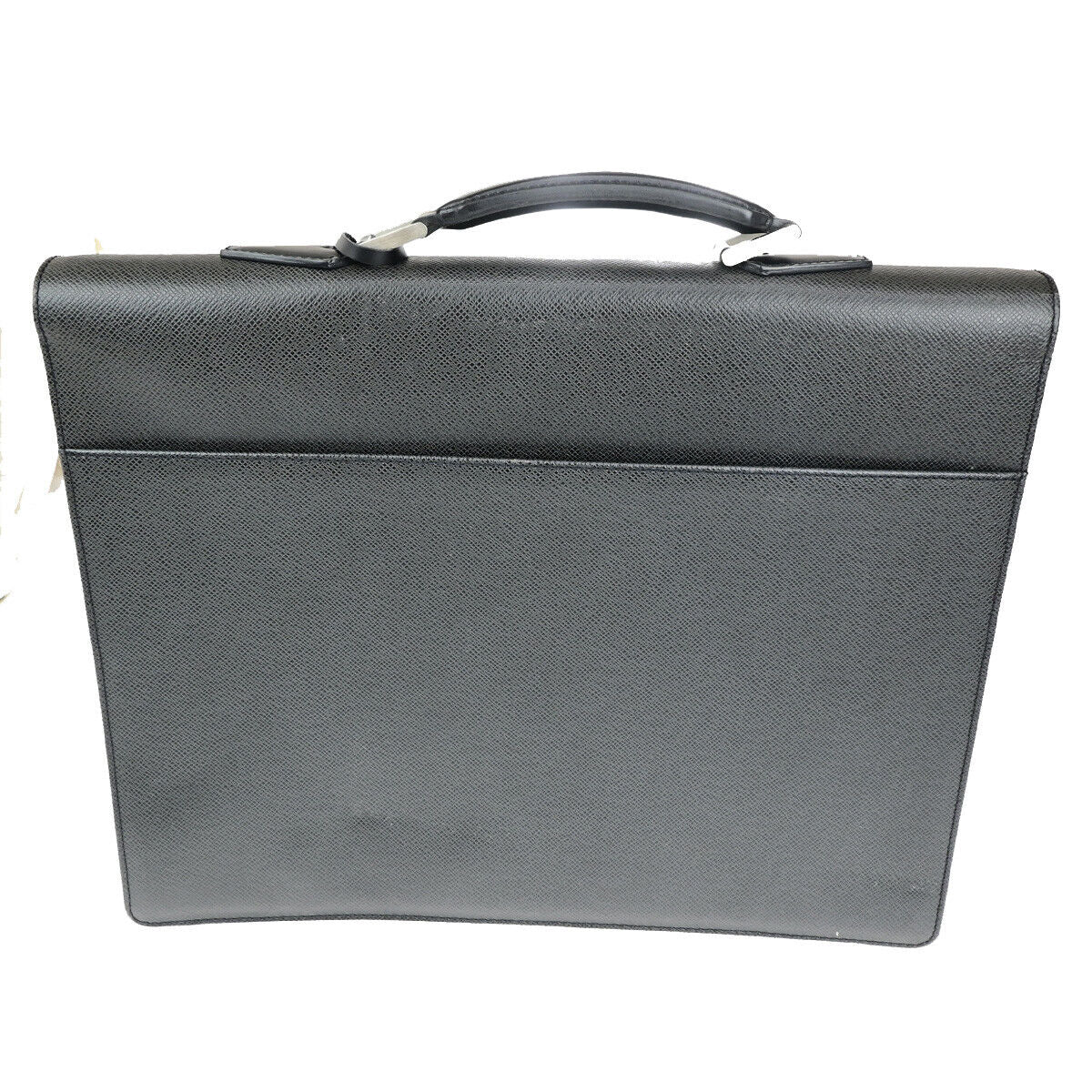 LOUIS VUITTON LV Moskova Briefcase Hand Bag Taiga Leather Black M30032 61YG584