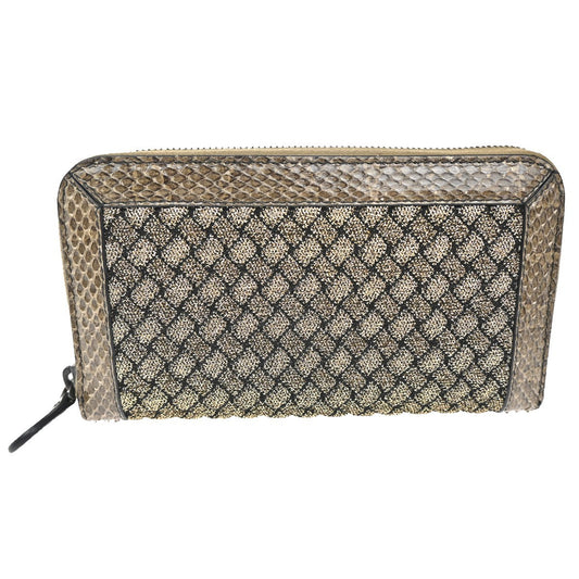 BOTTEGA VENETA  Intrecciato Zippy Long Wallet  Embossing Leather BN 64TA432