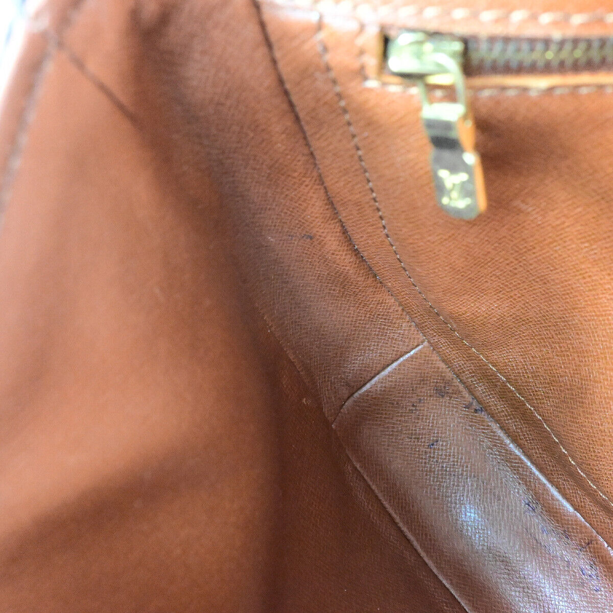 LOUIS VUITTON Chantilly PM Shoulder Bag Monogram Leather Brown M51234 31YG541