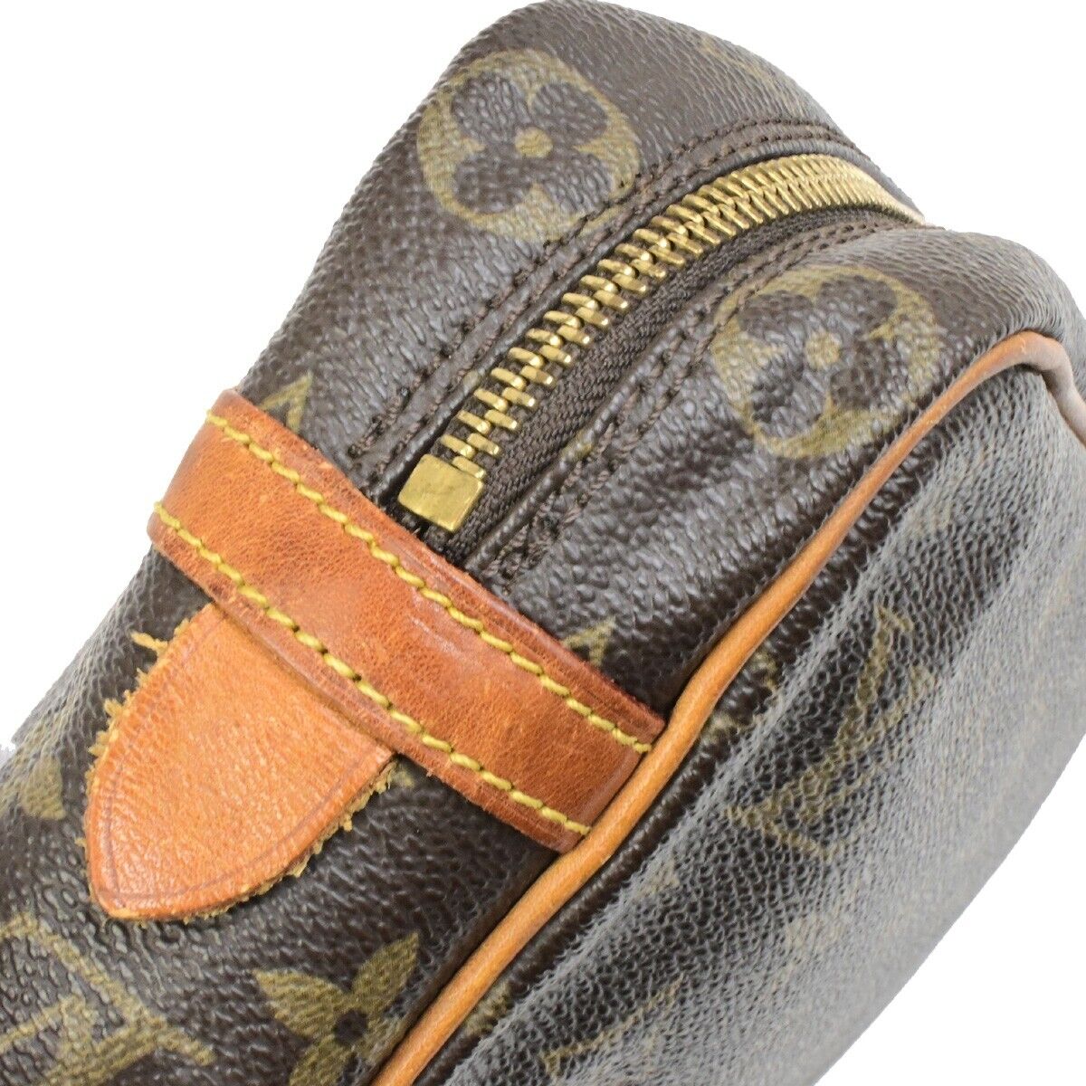 LOUIS VUITTON Compiegne 23 Clutch Hand Bag Monogram Leather Brown M51847 05ED976
