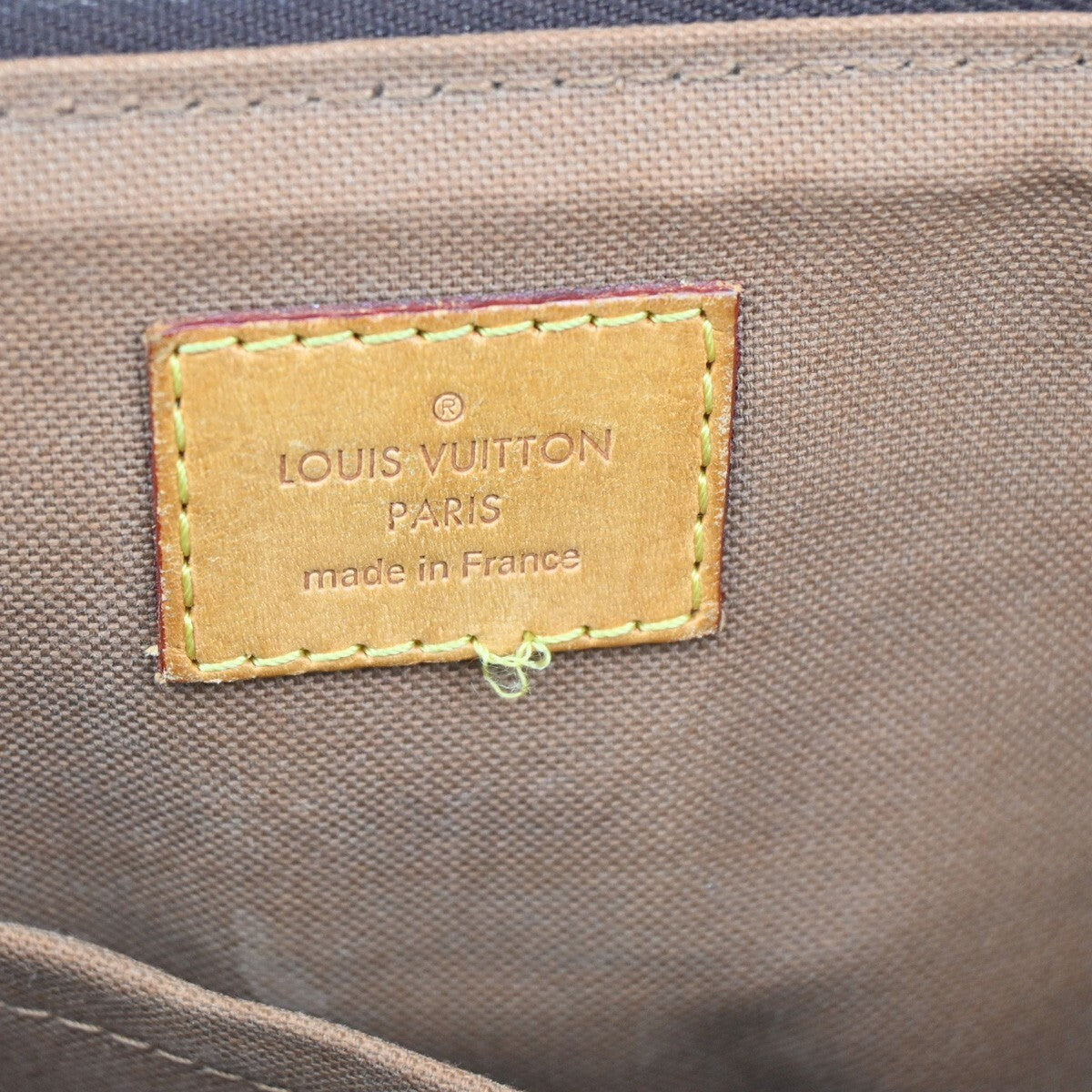 LOUIS VUITTON Palermo PM Shoulder Hand Bag Monogram Leather Brown M40145 88FB534