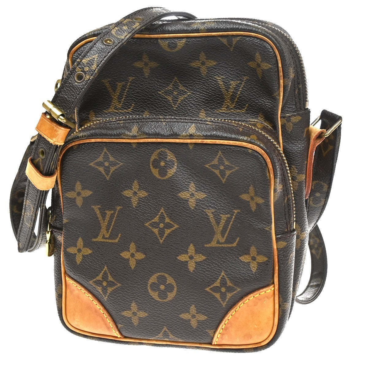 LOUIS VUITTON Amazon Crossbody Shoulder Bag Monogram Leather BN M45236 89CA877