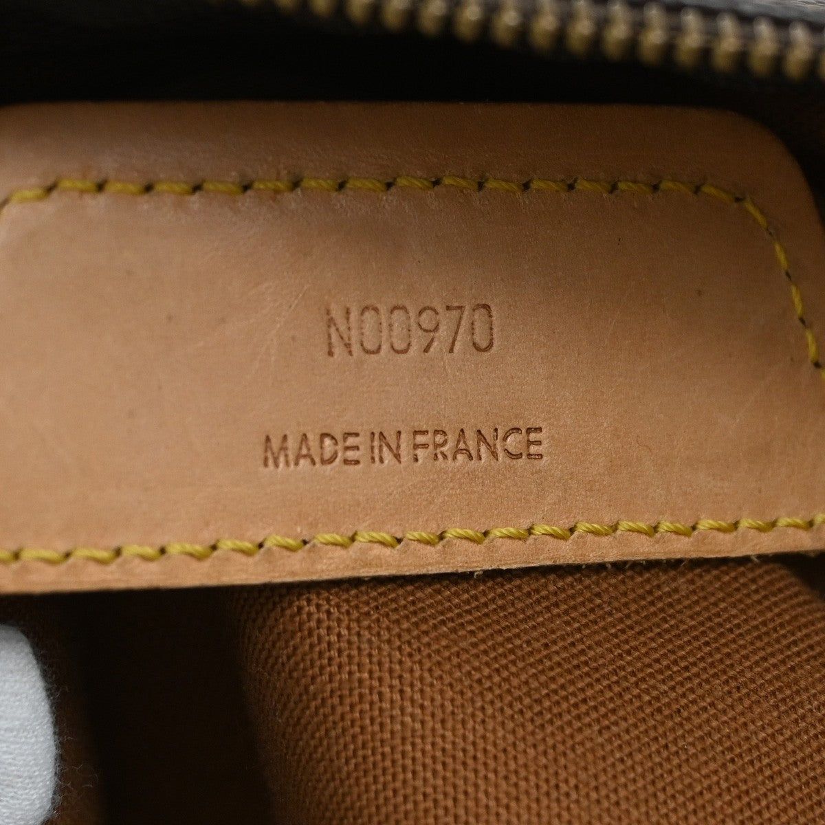 LOUIS VUITTON Promenade Shoulder Bag Monogram Leather Brown M51114 32YH377
