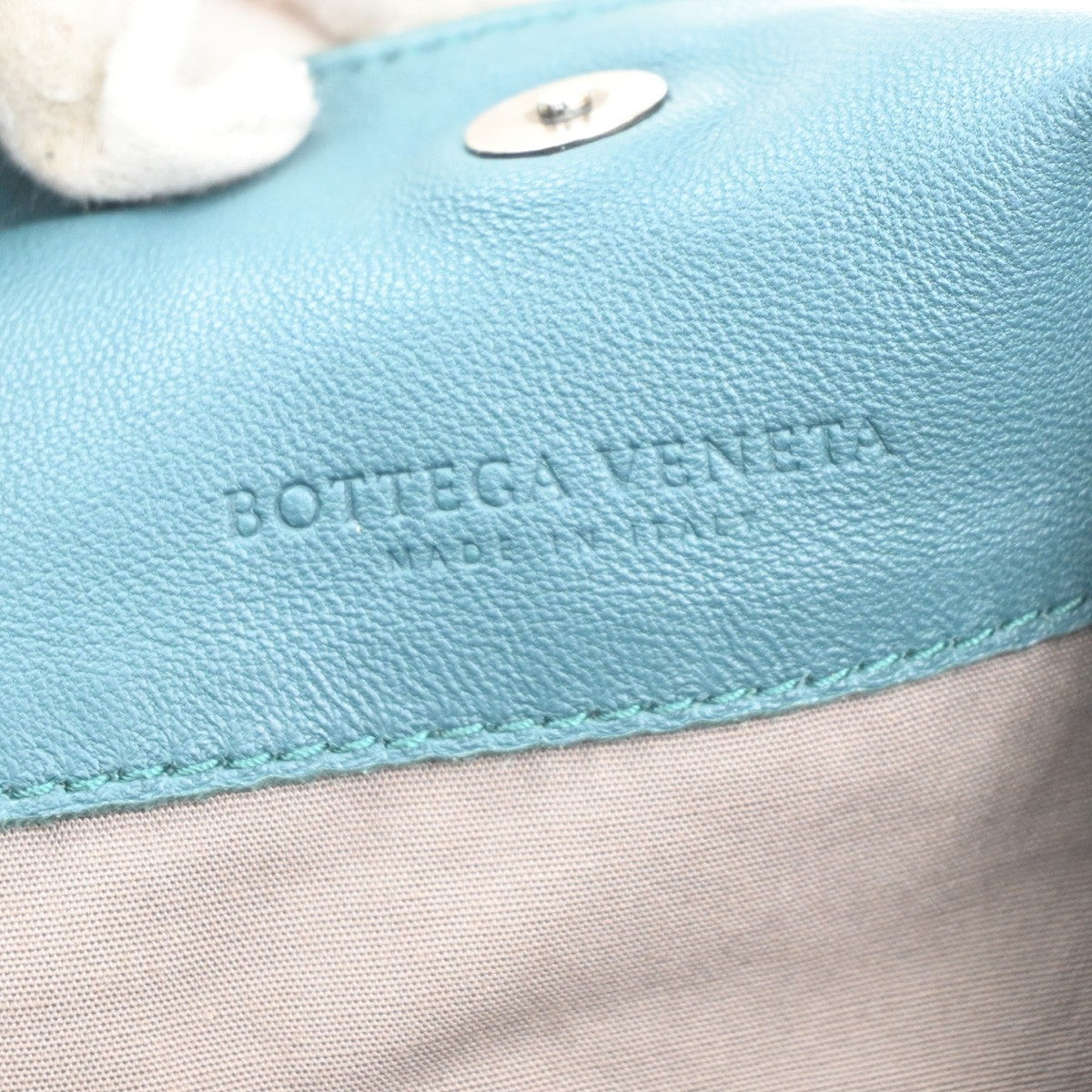 BOTTEGA VENETA Logo Intrecciato Shoulder Hand Bag  Leather Green Italy 12RL726