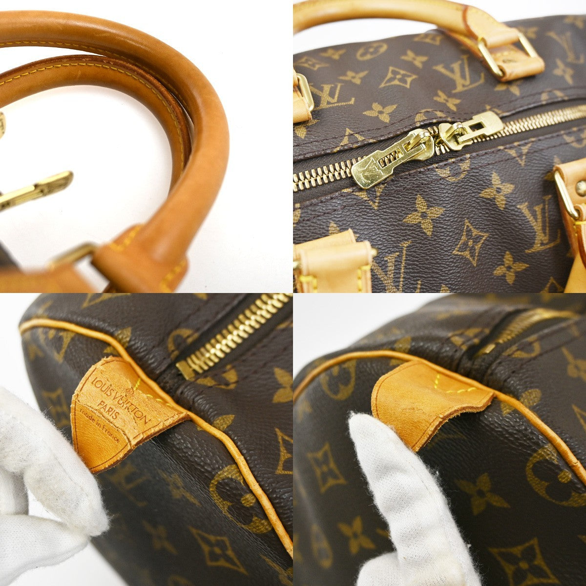 LOUIS VUITTON Keepall 50 Travel Hand Bag Monogram Leather Brown M41426 16YH913