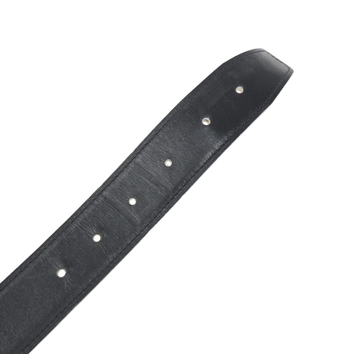 HERMES Constance H Logo Reversible Buckle Belt Leather Size 70 BK BN GHW 38RQ047