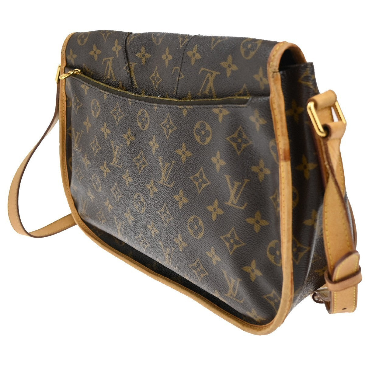 LOUIS VUITTON Menilmontant MM Shoulder Bag Monogram Leather BN M40473 73KC138