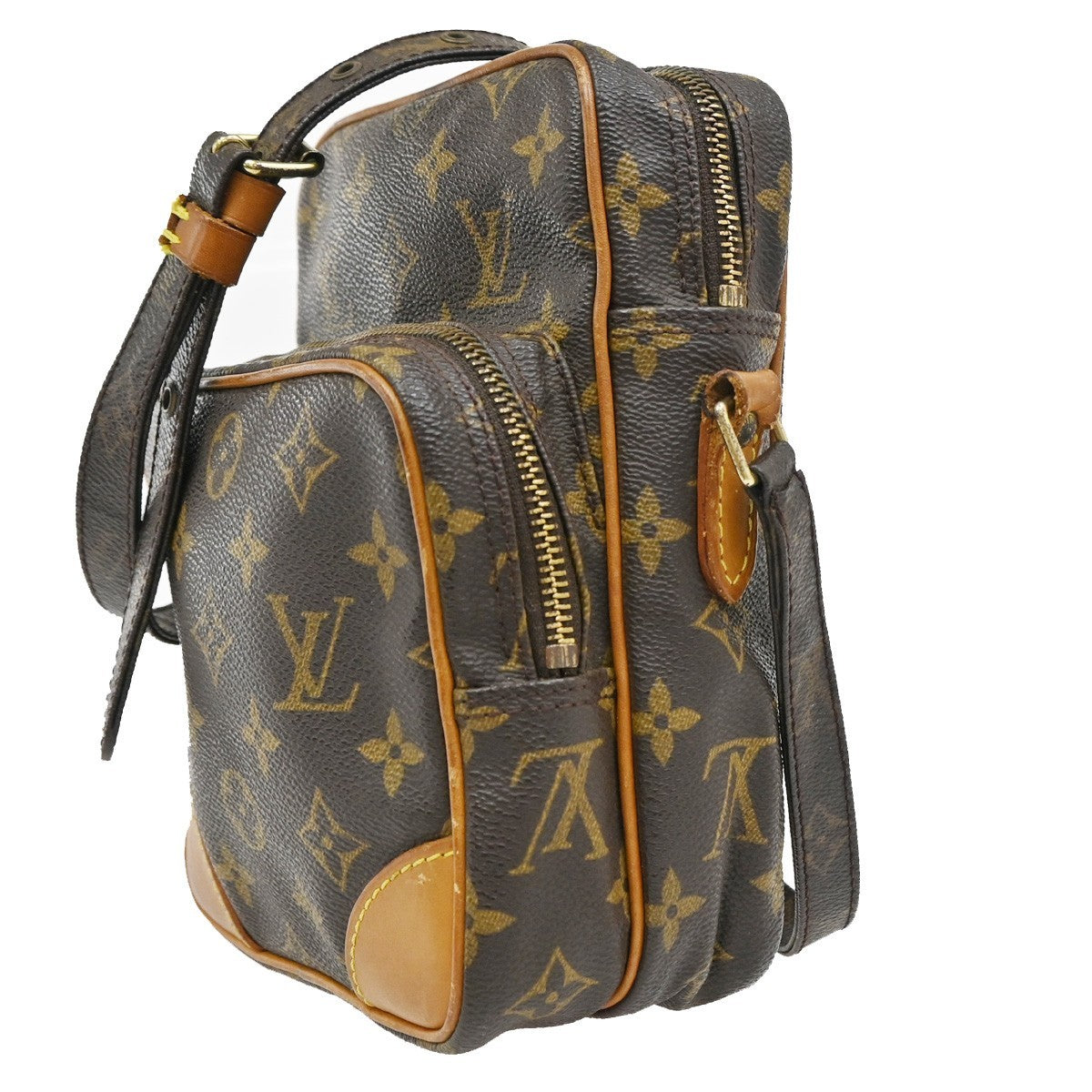 LOUIS VUITTON Amazon Crossbody Shoulder Bag Monogram Leather BN M45236 32TA047