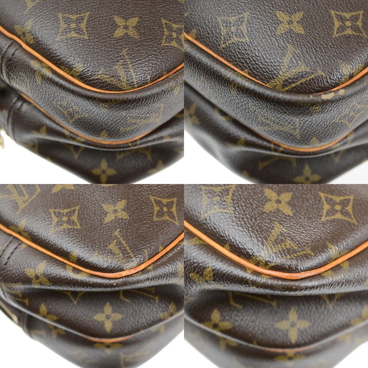 LOUIS VUITTON Reporter PM Crossbody Shoulder Bag Monogram Leather M45254 32HC088