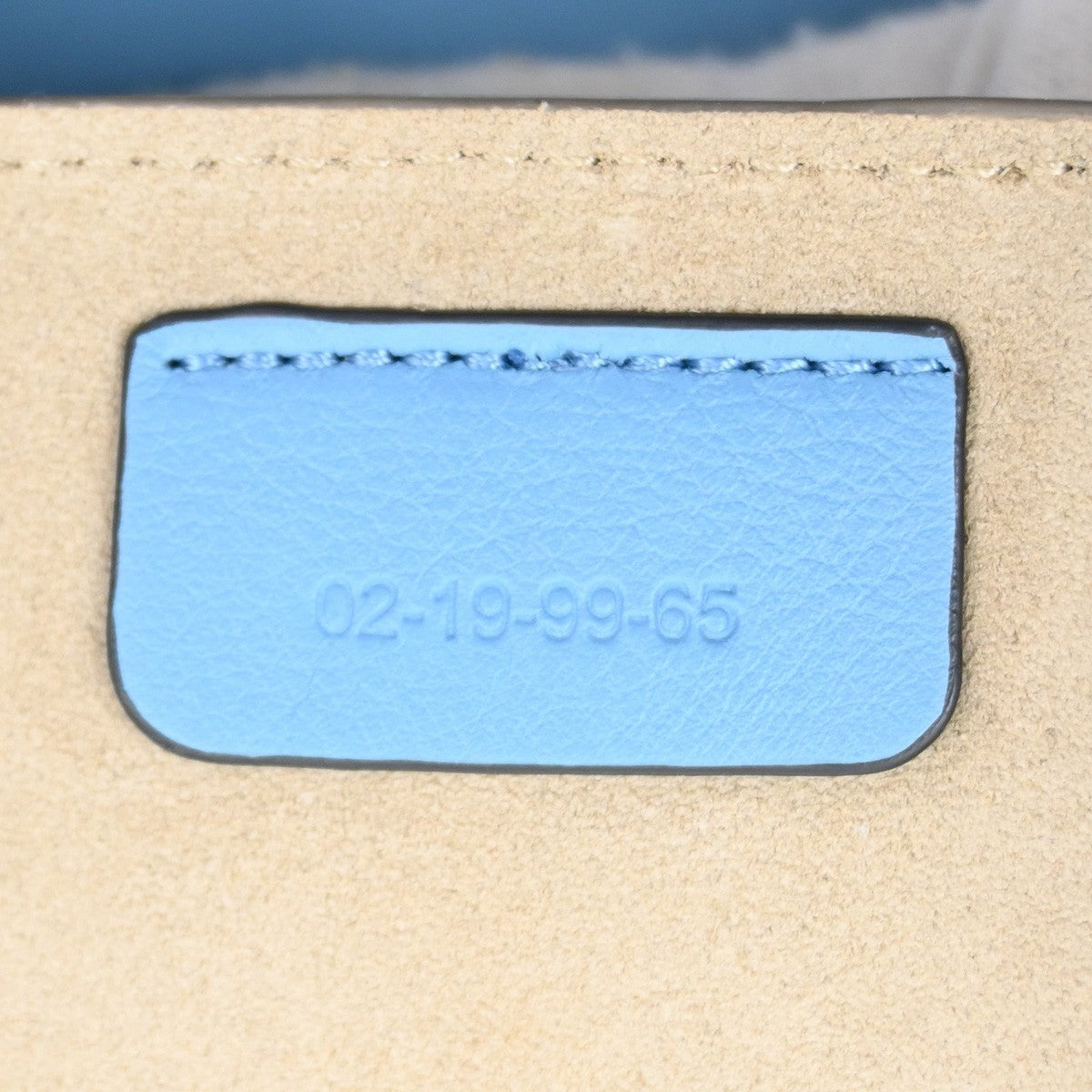 CHLOE Logo Faye Crossbody Shoulder Bag Suede Leather Blue Spain GHW 38CA694