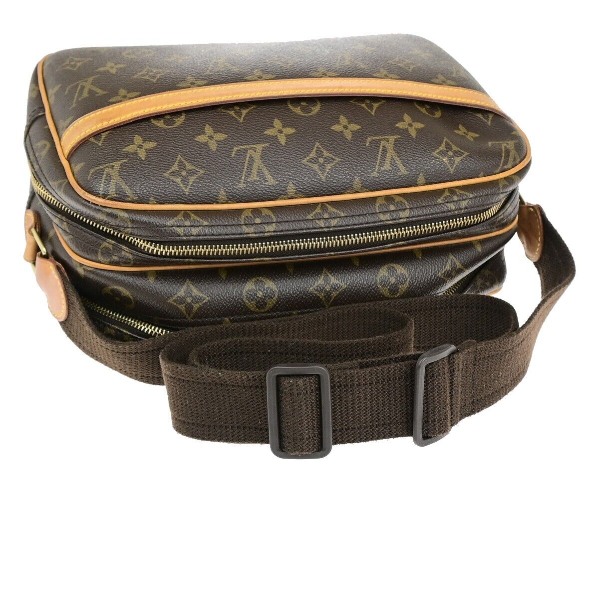 LOUIS VUITTON Reporter PM Crossbody Shoulder Bag Monogram Leather M45254 15EB143