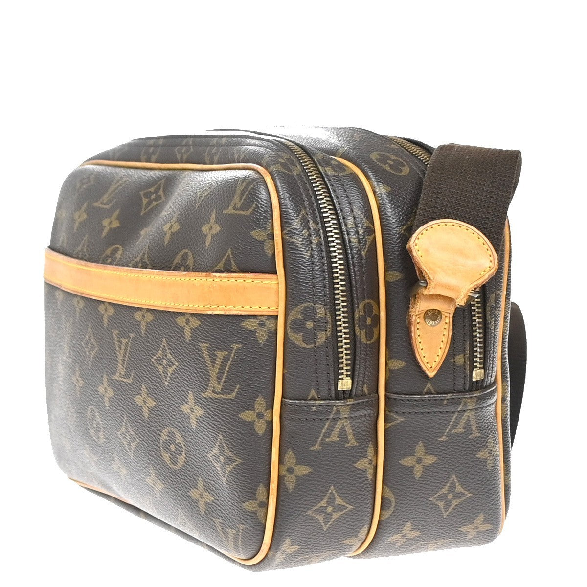 LOUIS VUITTON Reporter PM Crossbody Shoulder Bag Monogram Leather M45254 77YH995