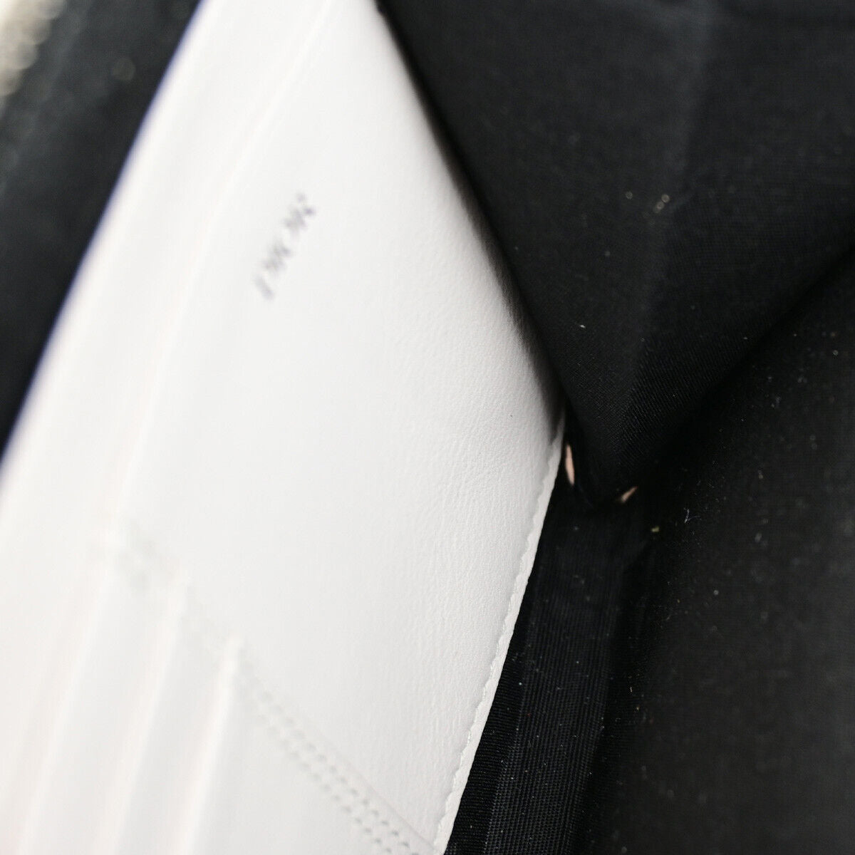CHRISTIAN DIOR Logo Mini Shoulder Bag Leather White SHW Italy 22YG013