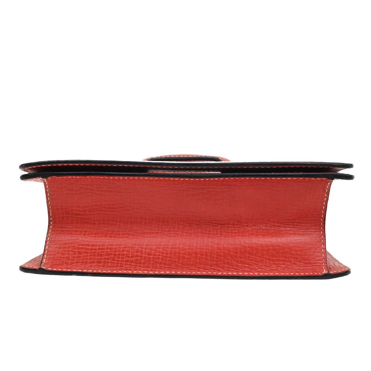 LOEWE Logo Barcelona 2Way Shoulder Bag Embossing Leather Red GHW 82RL551
