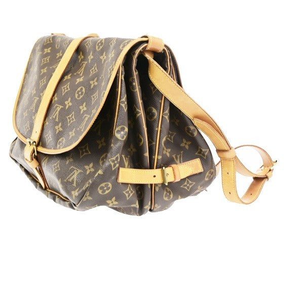 LOUIS VUITTON Saumur 35 Shoulder Bag Monogram Leather BN France M42254 77CB043