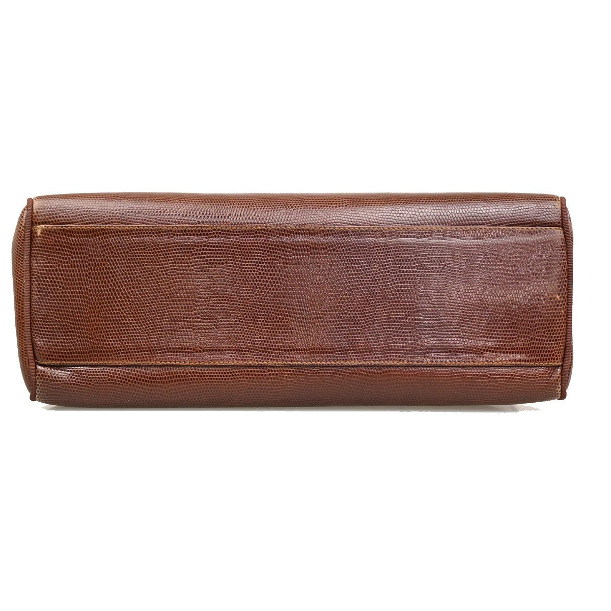 SALVATORE FERRAGAMO Logo Vara Shoulder Bag Embossing Leather Brown 63KB860