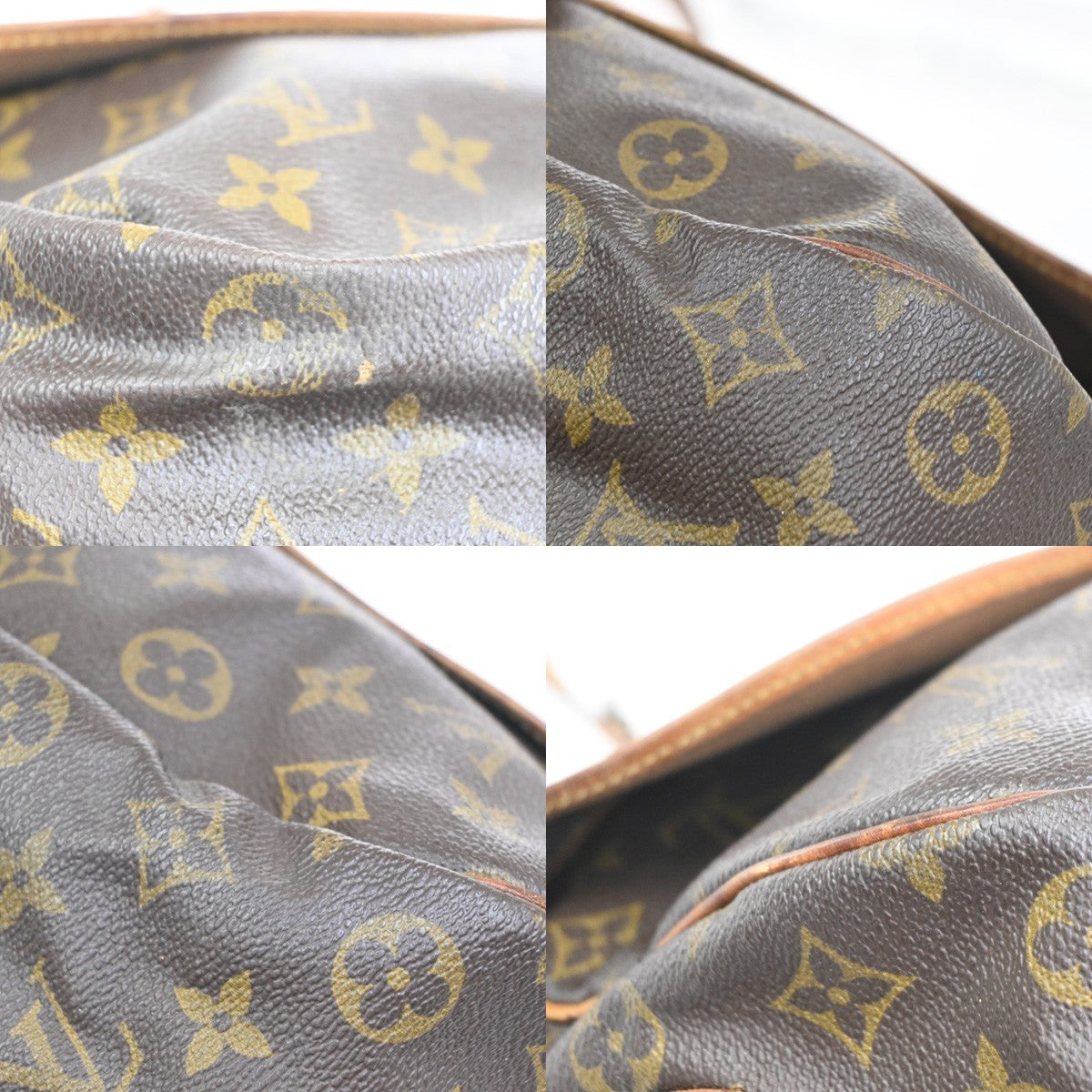 LOUIS VUITTON Saumur 35 Shoulder Bag Monogram Leather BN France M42254 60CA675