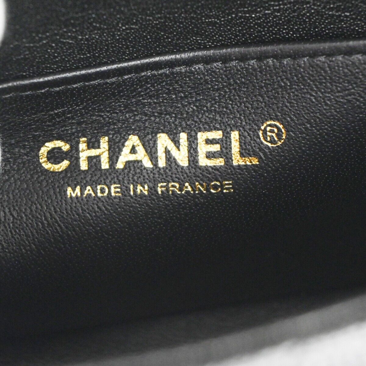 CHANEL CC Mini Matelasse Chain Shoulder Bag Caviar Skin Leather BK GHW 6083LC313