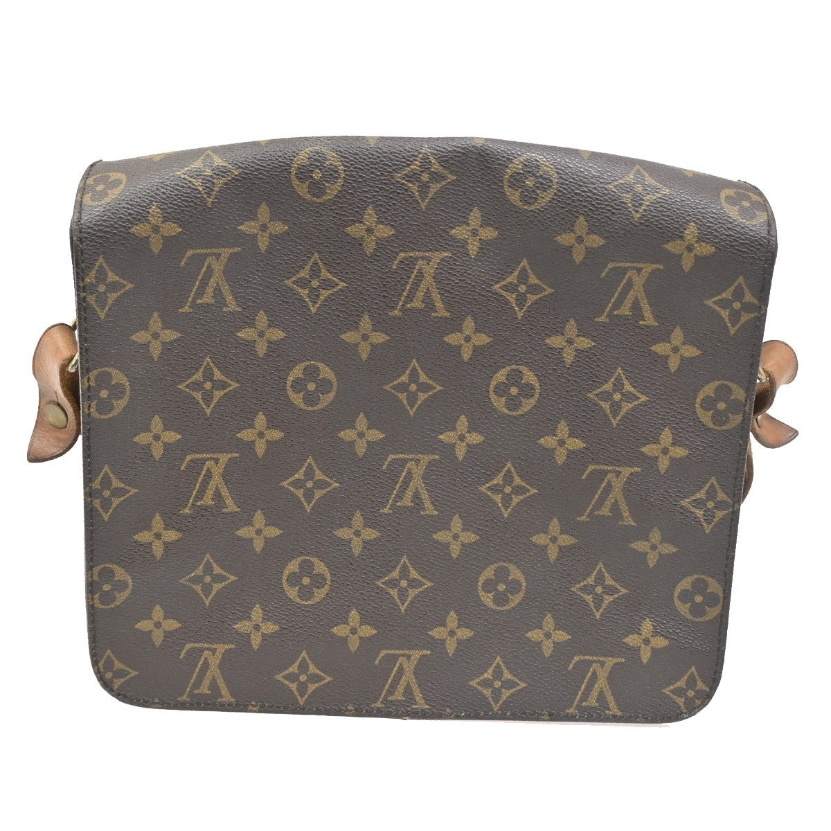 LOUIS VUITTON Cartouchiere GM Shoulder Bag Monogram Leather Brown M51252 62CA544