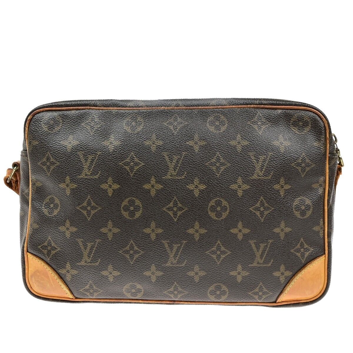 LOUIS VUITTON Trocadero 27 Shoulder Bag Monogram Leather Brown M51274 05EE009