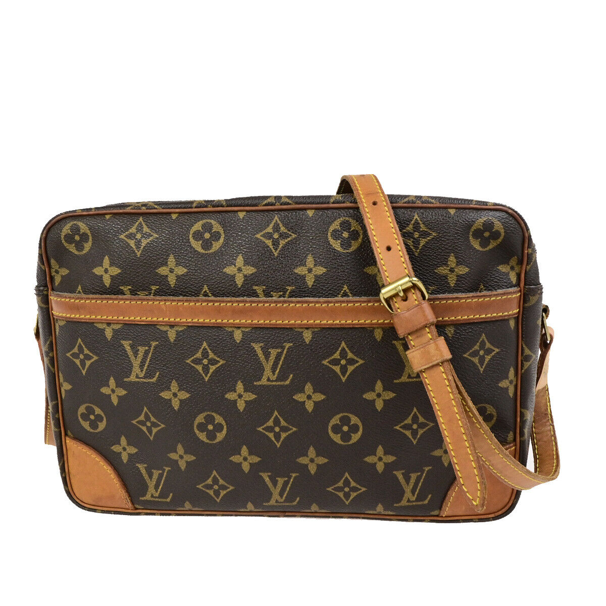 LOUIS VUITTON Trocadero 30 Shoulder Bag Monogram Leather Brown M51272 04SJ534