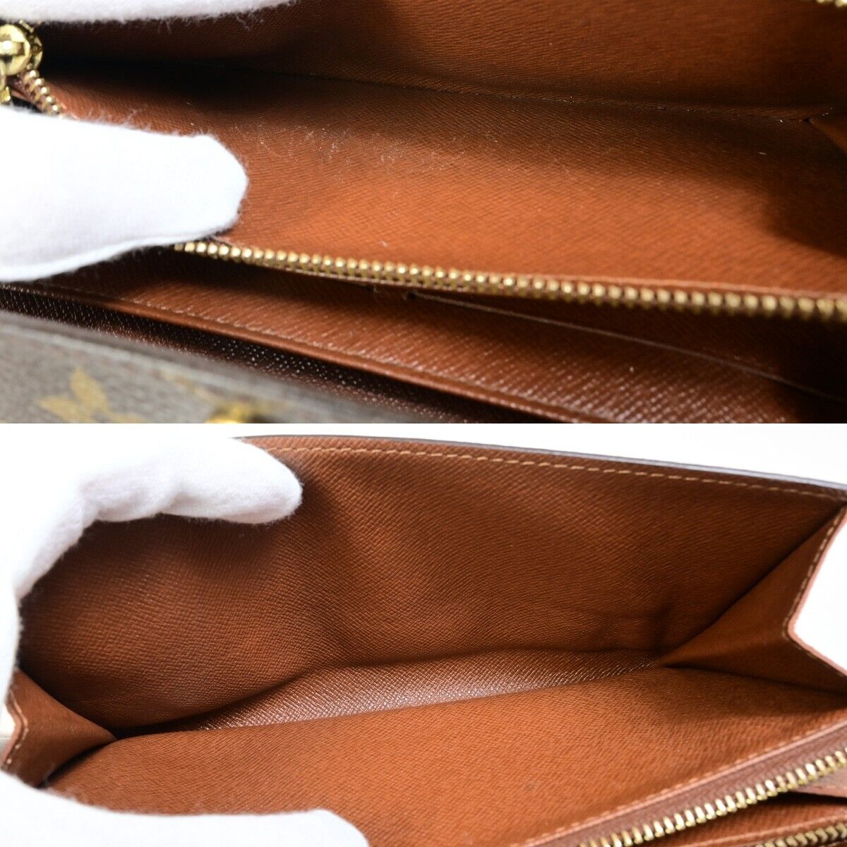 LOUIS VUITTON Porte Monnaie Credit Long Wallet Monogram Leather M61726 68FB088