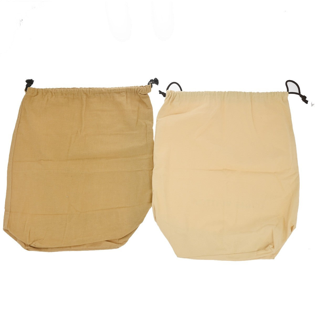 LOUIS VUITTON Logo 10 Set Dust Bag Drawstring Canvas Cotton Beige Brown 09KC789