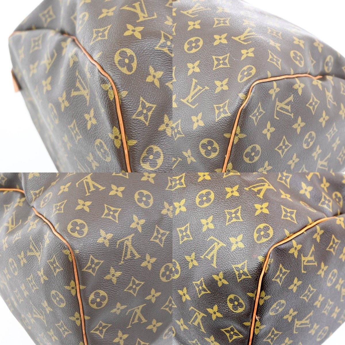 LOUIS VUITTON Keepall 50 Travel Hand Bag Monogram Leather Brown M41426 90TA569