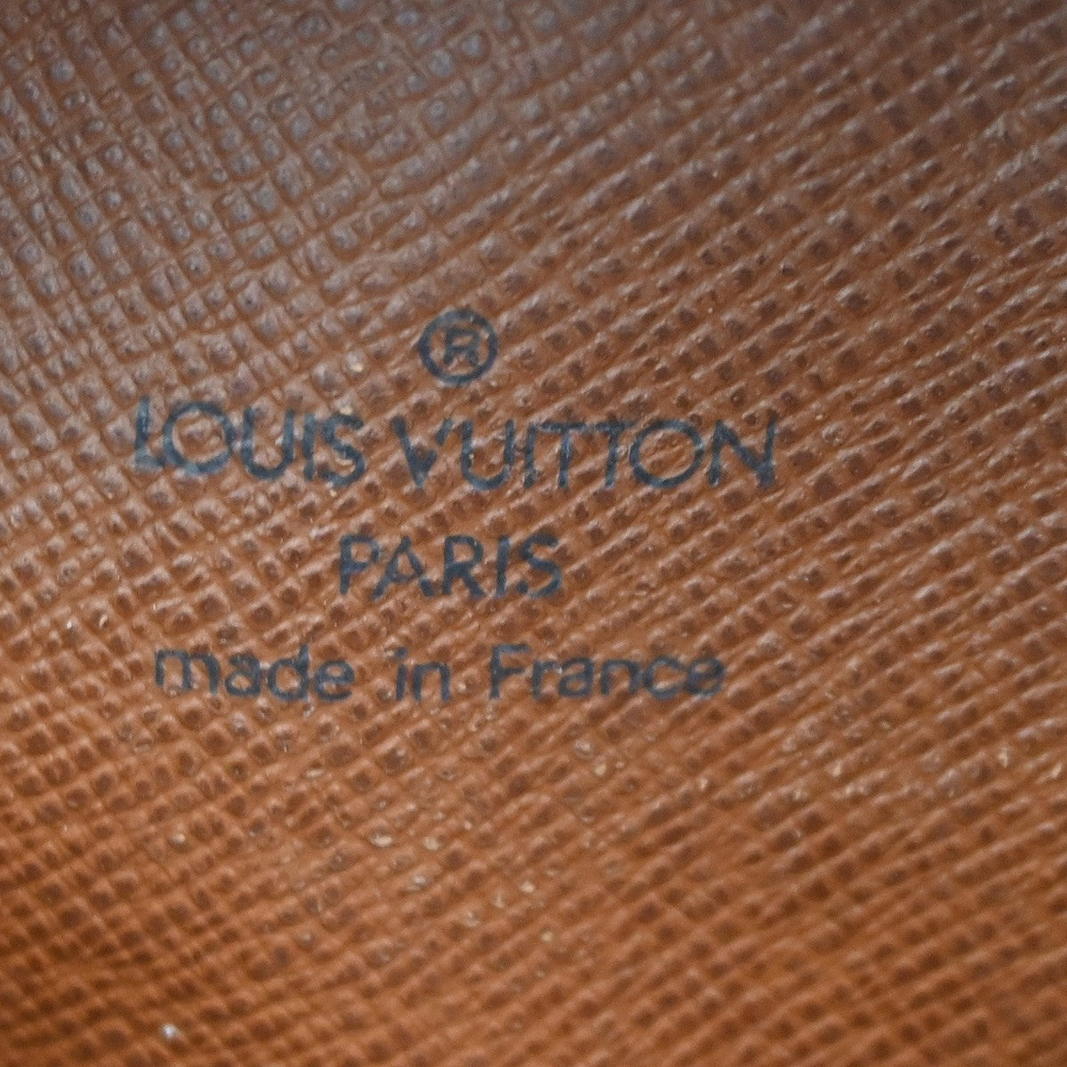 LOUIS VUITTON Danube Shoulder Bag Monogram Leather Brown France M45266 86DA237