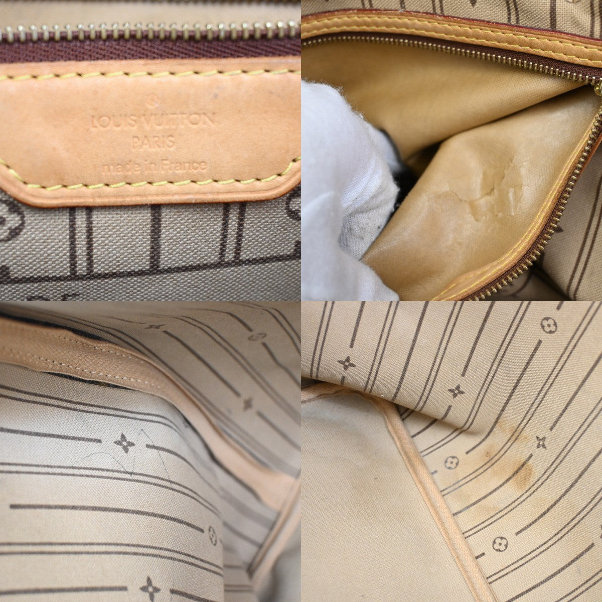 LOUIS VUITTON Neverfull GM Shoulder Tote Bag Monogram Leather BN M40157 58TA034
