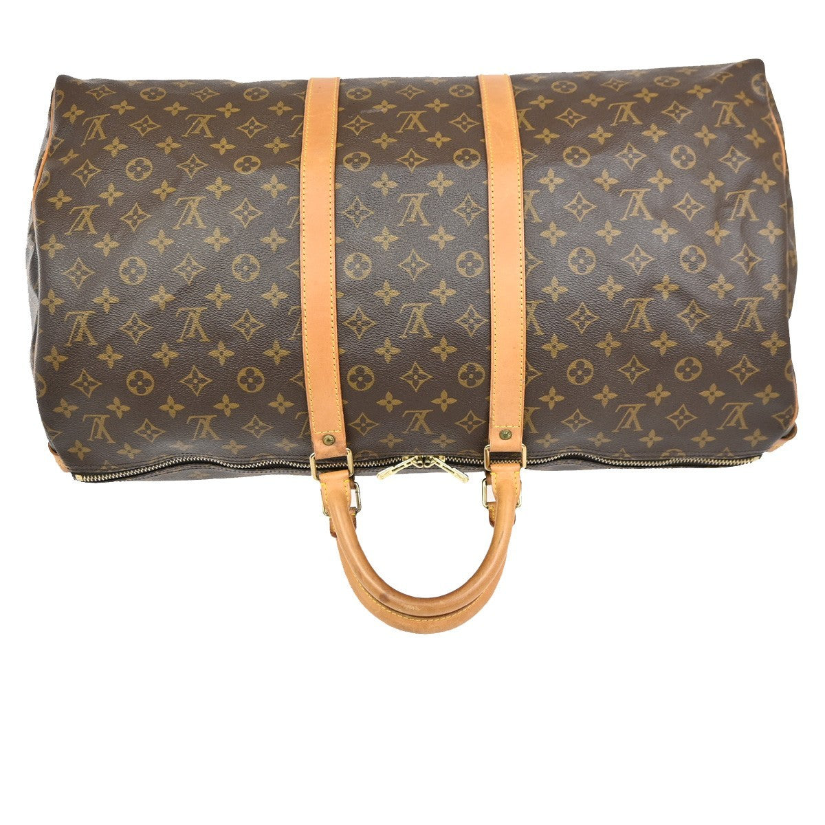LOUIS VUITTON Keepall 55 Travel Hand Bag Monogram Leather Brown M41424 18PA033
