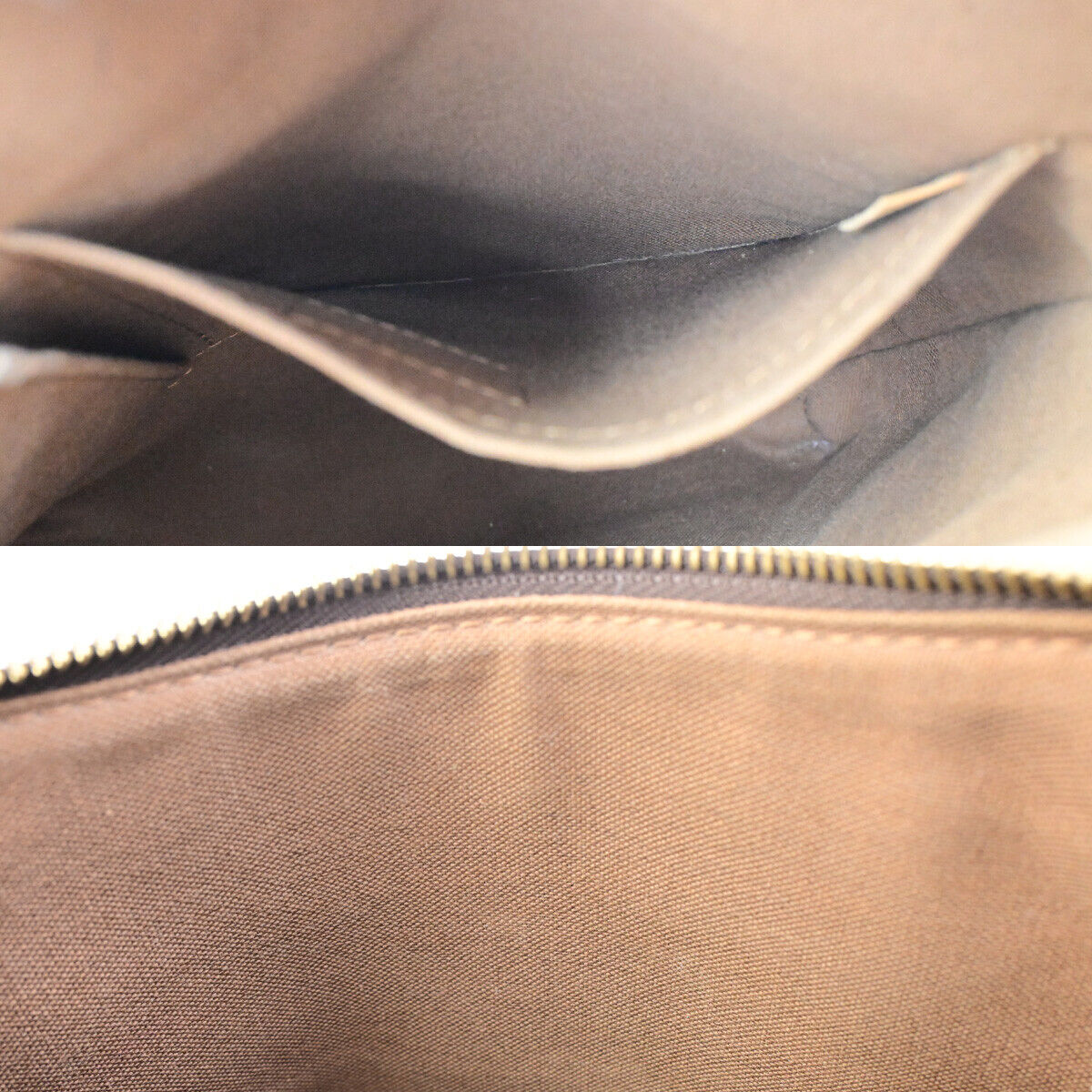 LOUIS VUITTON Odeon PM Shoulder Bag Monogram Leather Brown Spain M56390 76SJ503