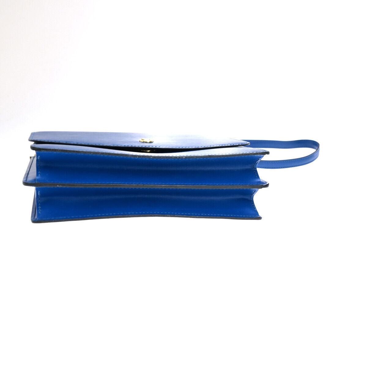LOUIS VUITTON Grenell Both Flap Shoulder Bag Epi Leather Blue M52365 87YF336