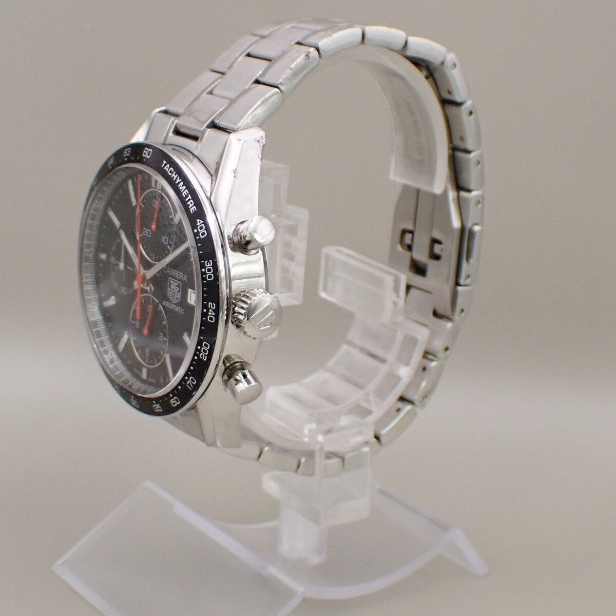 TAG HEUER Carrera Chronograph Watch Calibre 16 CV2014-2 Automatic SS 670LC521