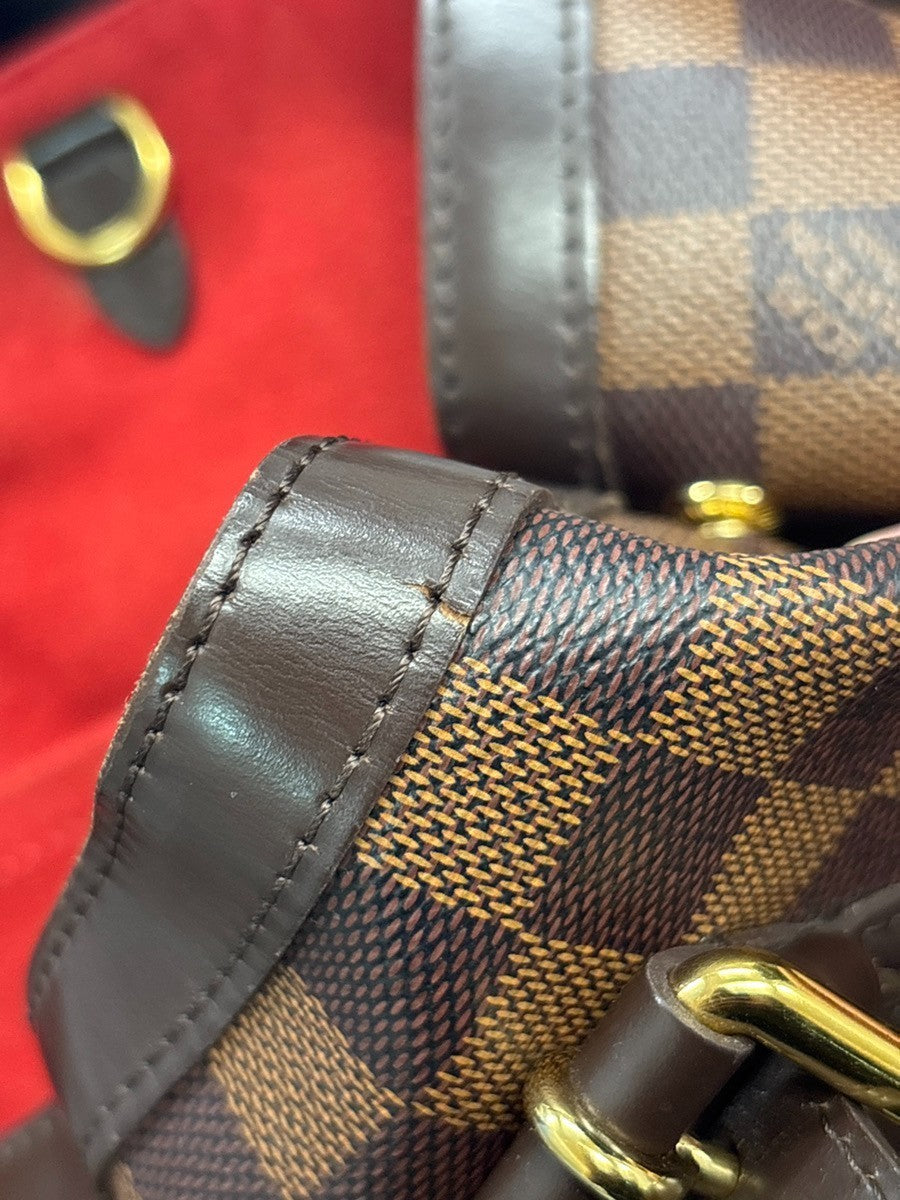 LOUIS VUITLOUIS VUITTON Hampstead MM Shoulder Bag Damier Leather N51204 15MA696