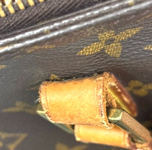 LOUIS VUITTON Cabas Mezzo Shoulder Bag Monogram Leather Brown M51151 82MA440