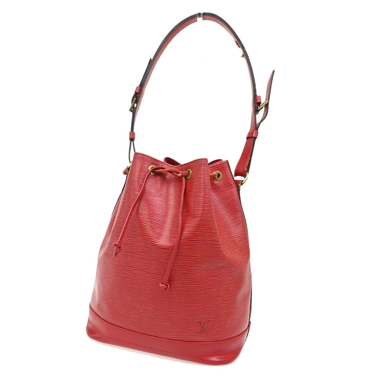 LOUIS VUITTON Noe GM LV Drawstring Shoulder Bag Epi Leather Red M44007 69KB506