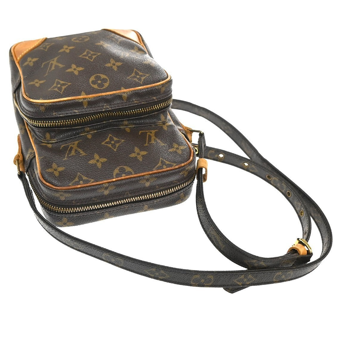 LOUIS VUITTON Amazon Crossbody Shoulder Bag Monogram Leather BN M45236 32KC420