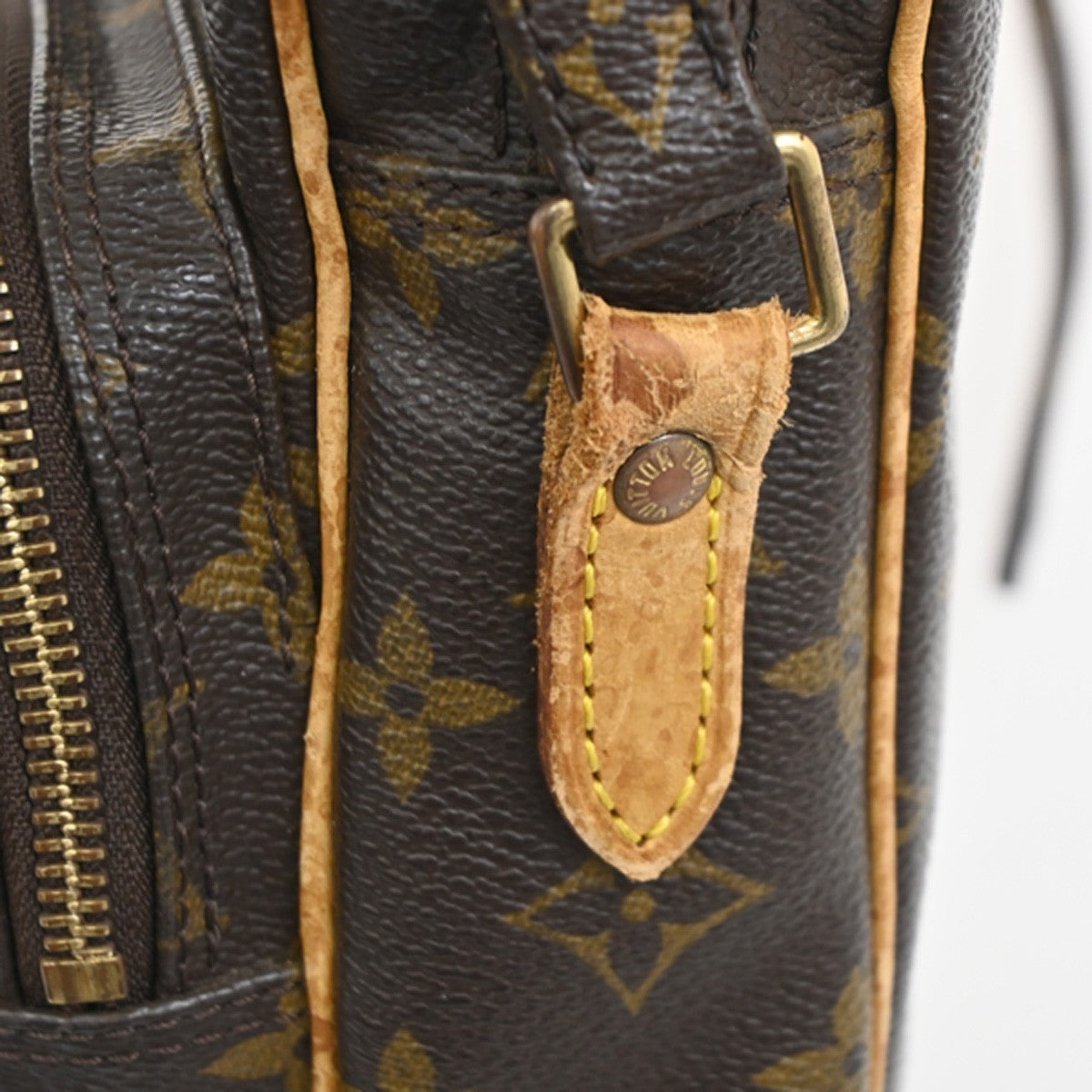 LOUIS VUITTON Amazon Shoulder Bag Monogram Leather Brown M45236 30TA041