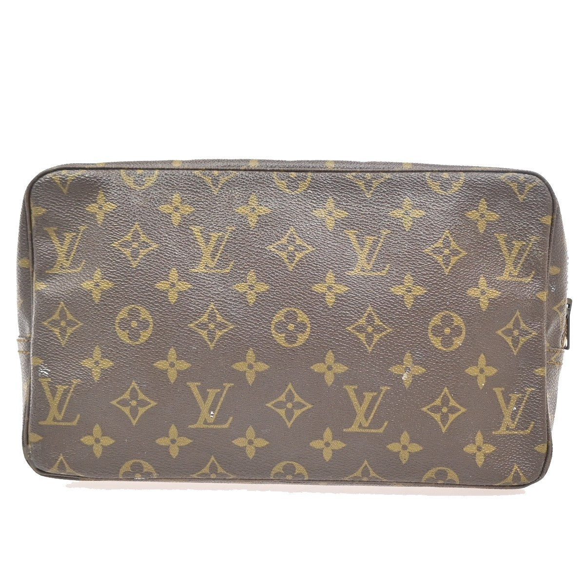 LOUIS VUITTON Trousse Toilette 28 Clutch Hand Bag Monogram Brown M47522 04MA282