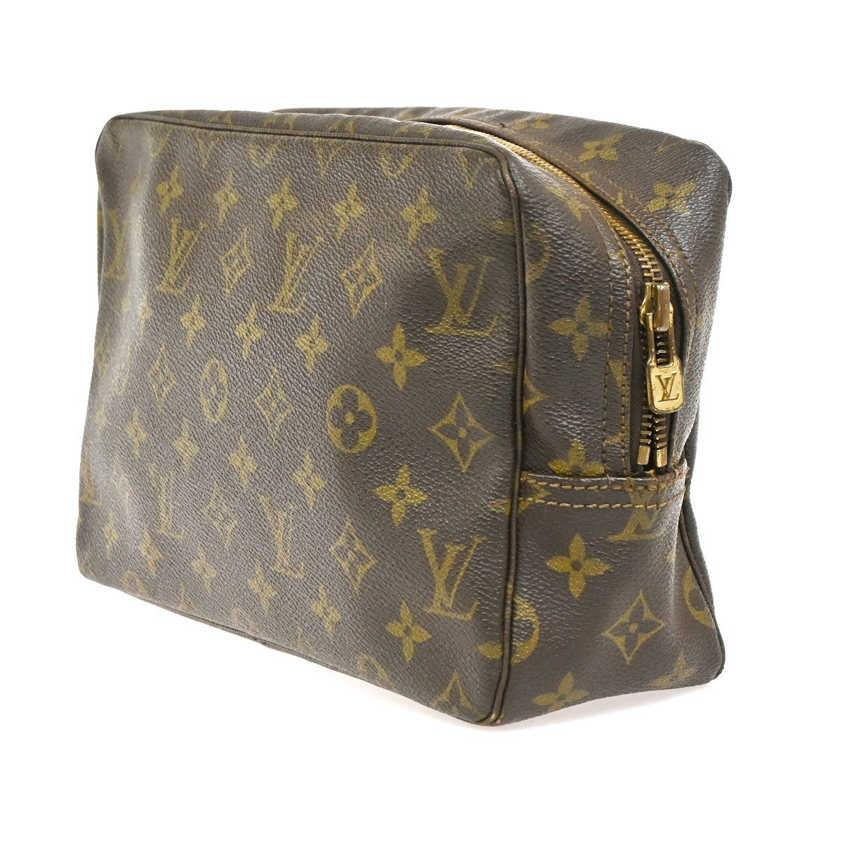LOUIS VUITTON Trousse Toilette 28 Clutch Hand Bag Monogram Brown M47522 67CA759