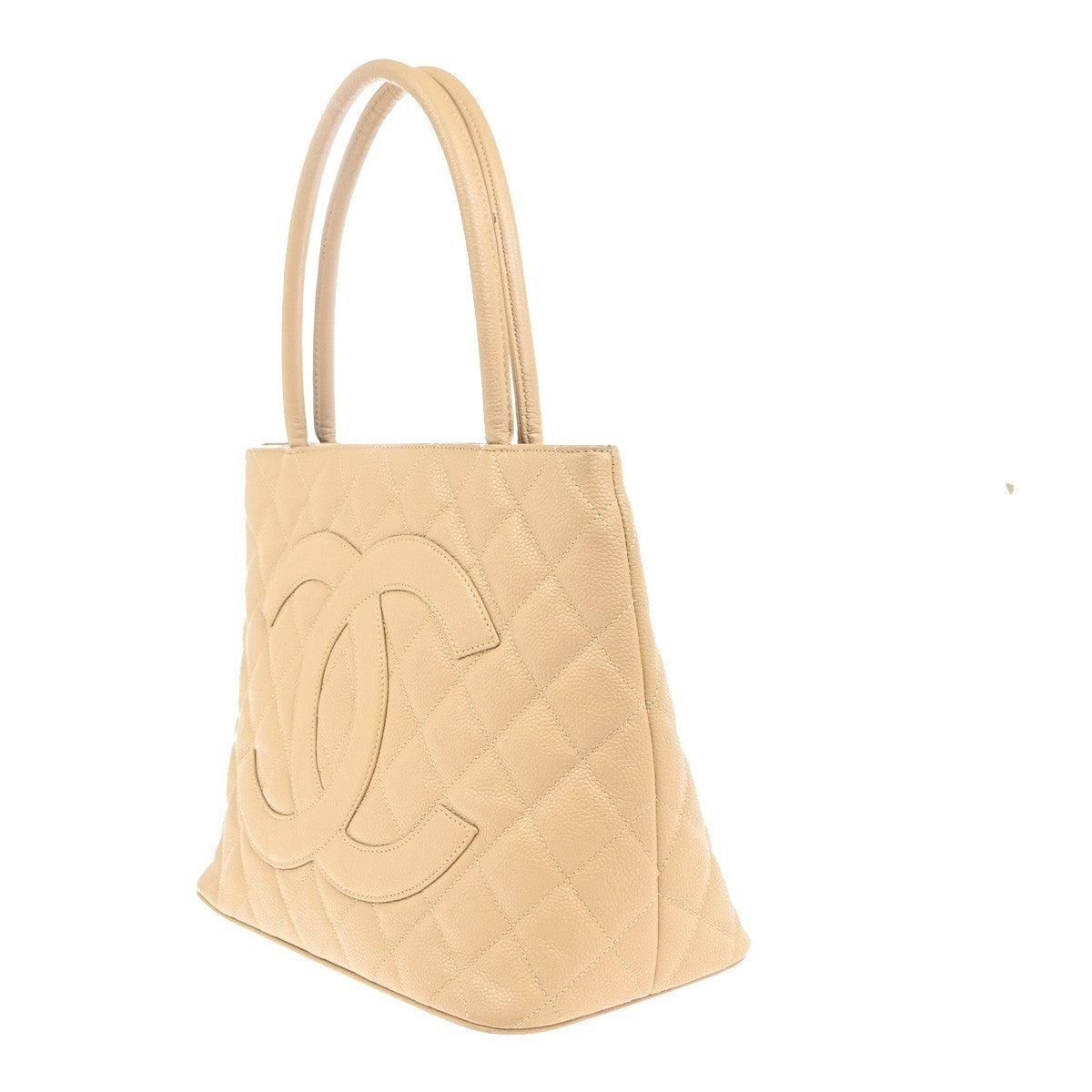 CHANEL CC Matelasse Shoulder Hand Bag Grained Calfskin Leather BE Italy 653RL760