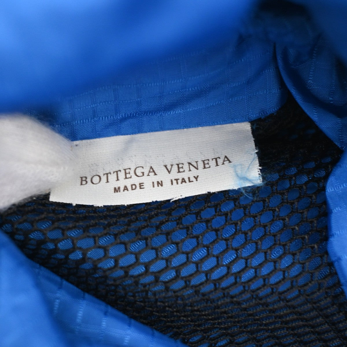 BOTTEGA VENETA Crossbody Belt Body Bag Nylon Black Blue Italy 82KB153