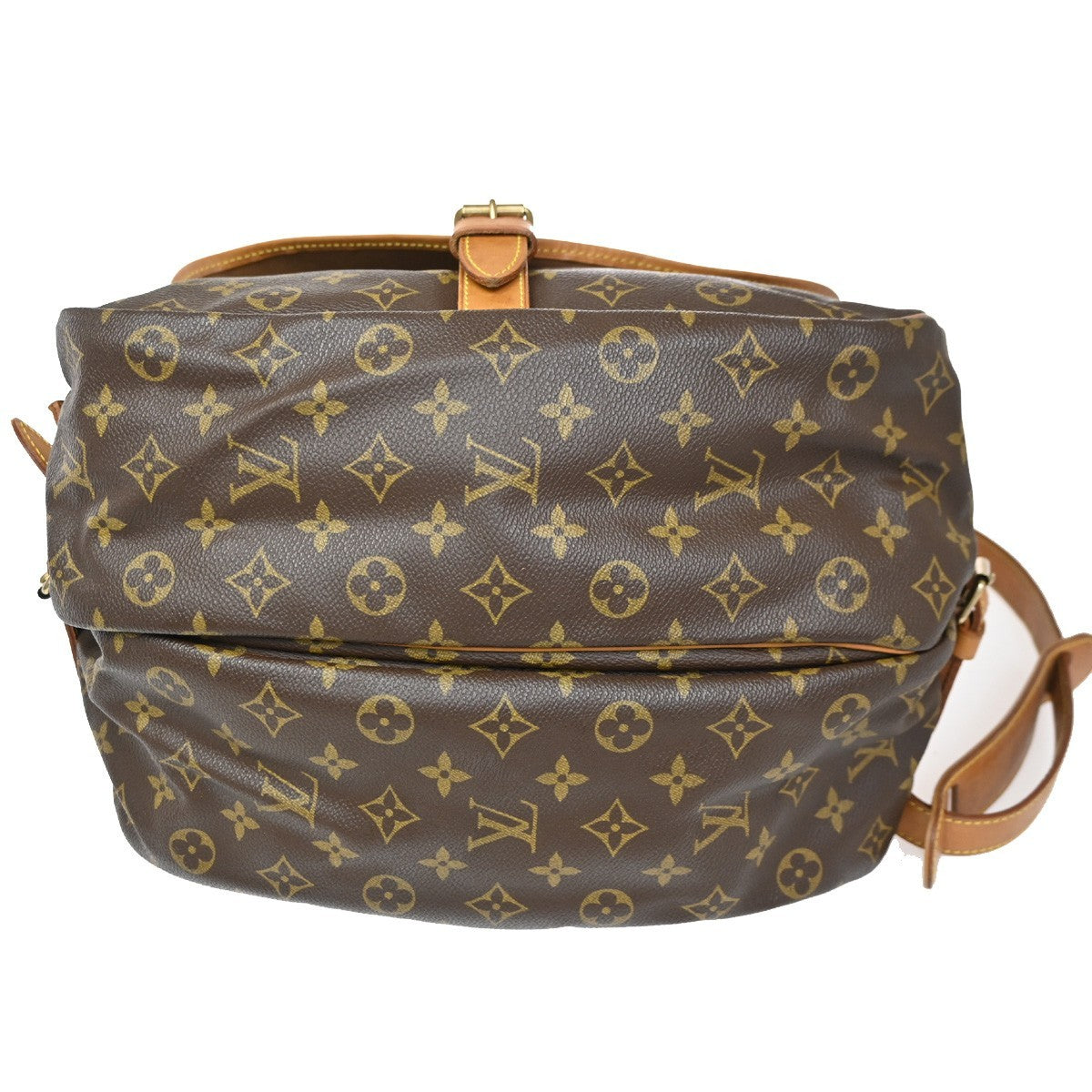 LOUIS VUITTON Saumur 35 Shoulder Bag Monogram Leather BN France M42254 78ZA081