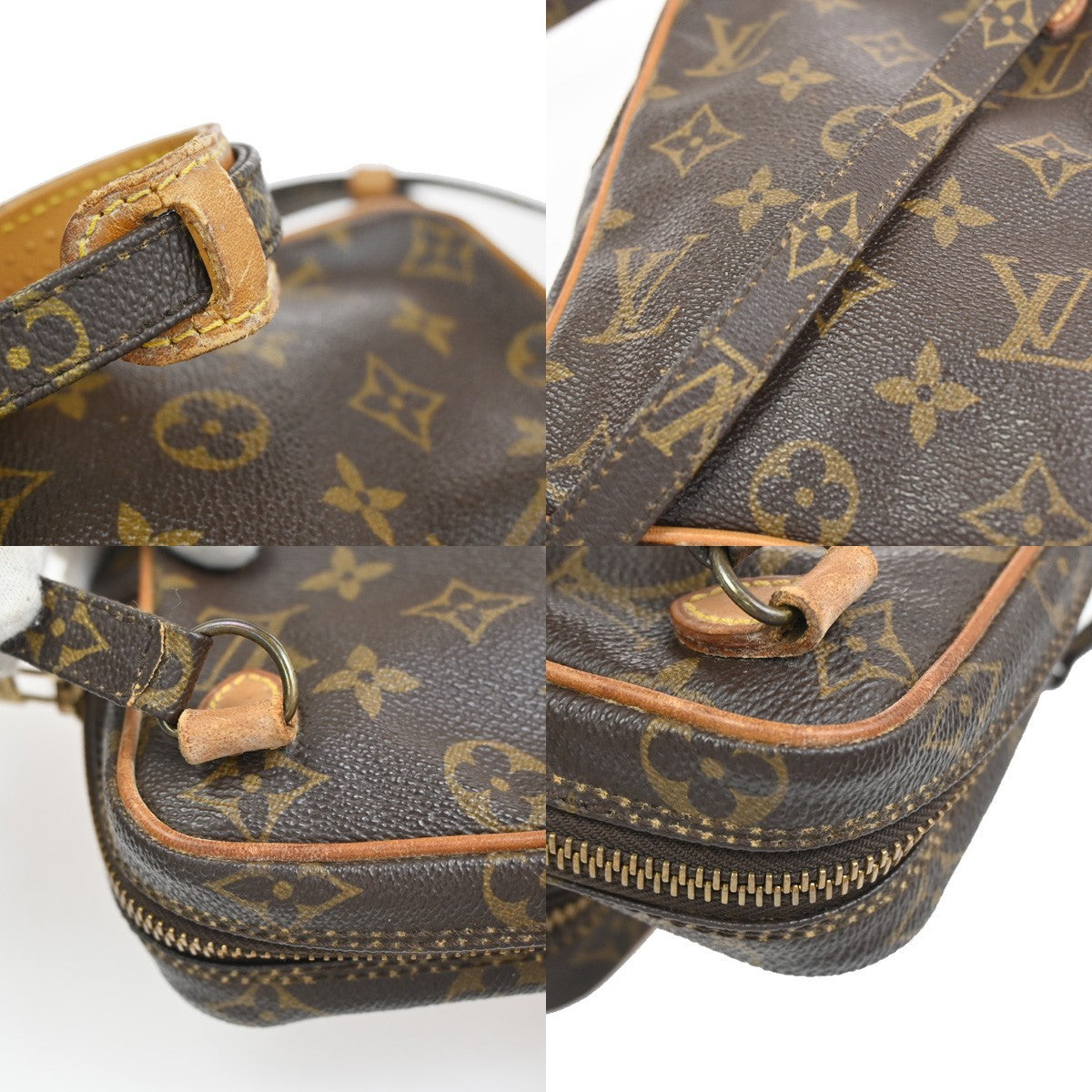 LOUIS VUITTON Mini Amazon Shoulder Bag Monogram Leather Brown M45238 38KC883