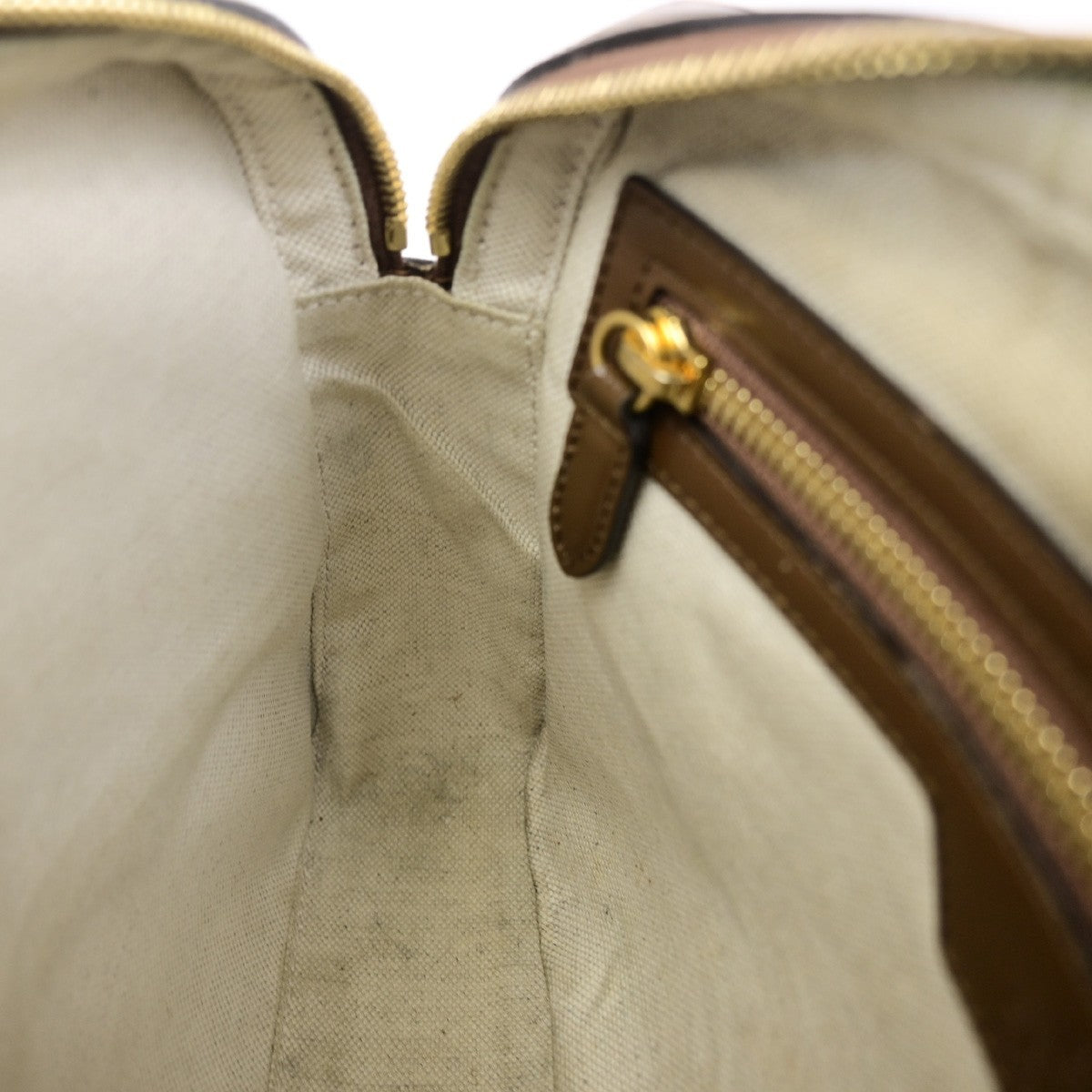 GUCCI GG Pattern Crossbody Shoulder Bag Supreme Leather Brown GHW Italy 96YJ268