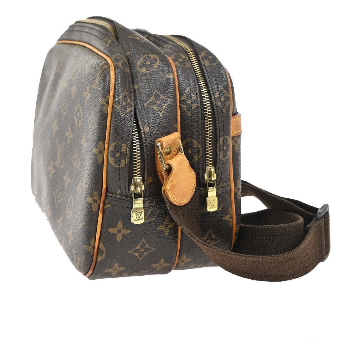 LOUIS VUITTON Reporter PM Crossbody Shoulder Bag Monogram Leather M45254 80KC892