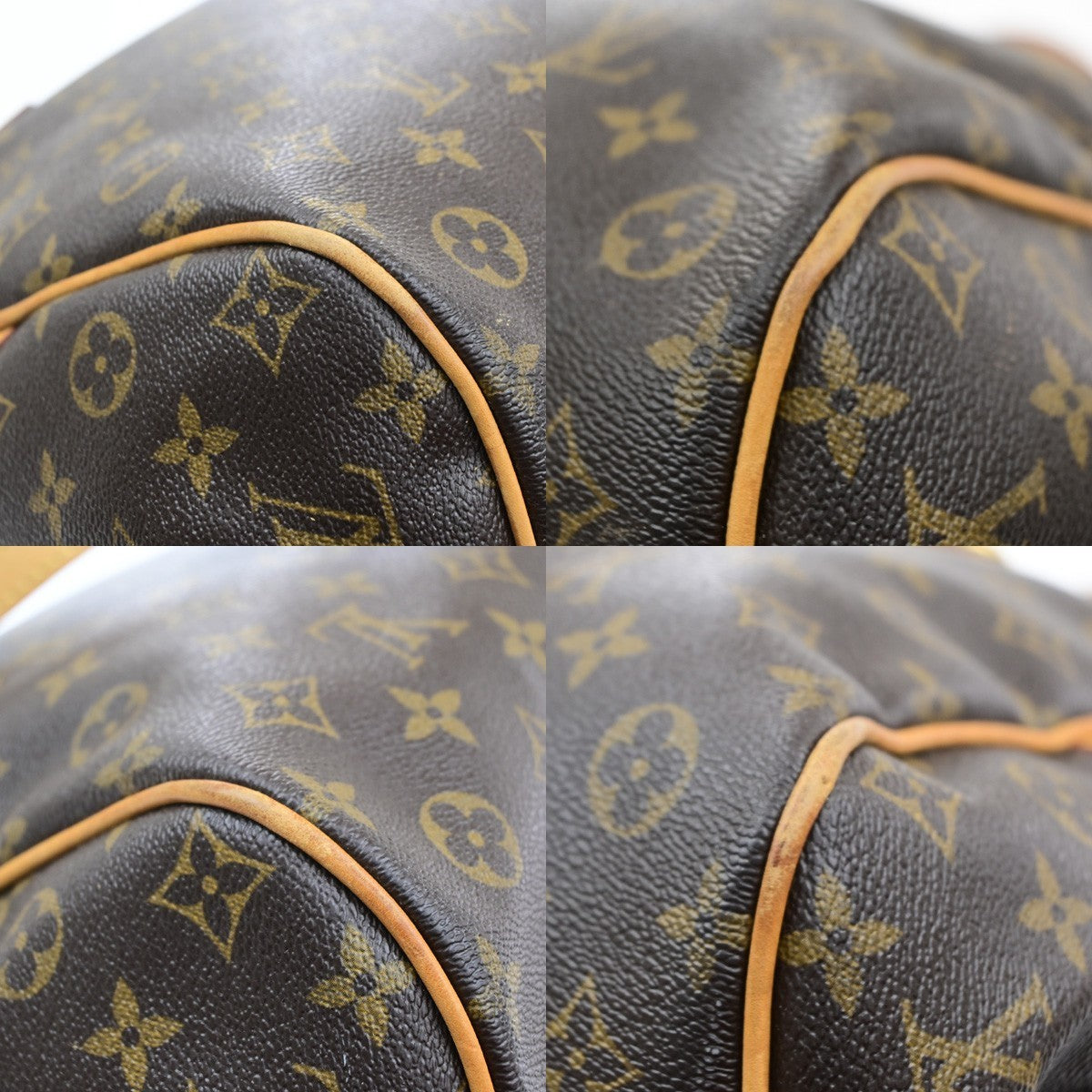 LOUIS VUITTON Montorgueil GM Shoulder Bag Monogram Leather Brown M95566 58YJ266