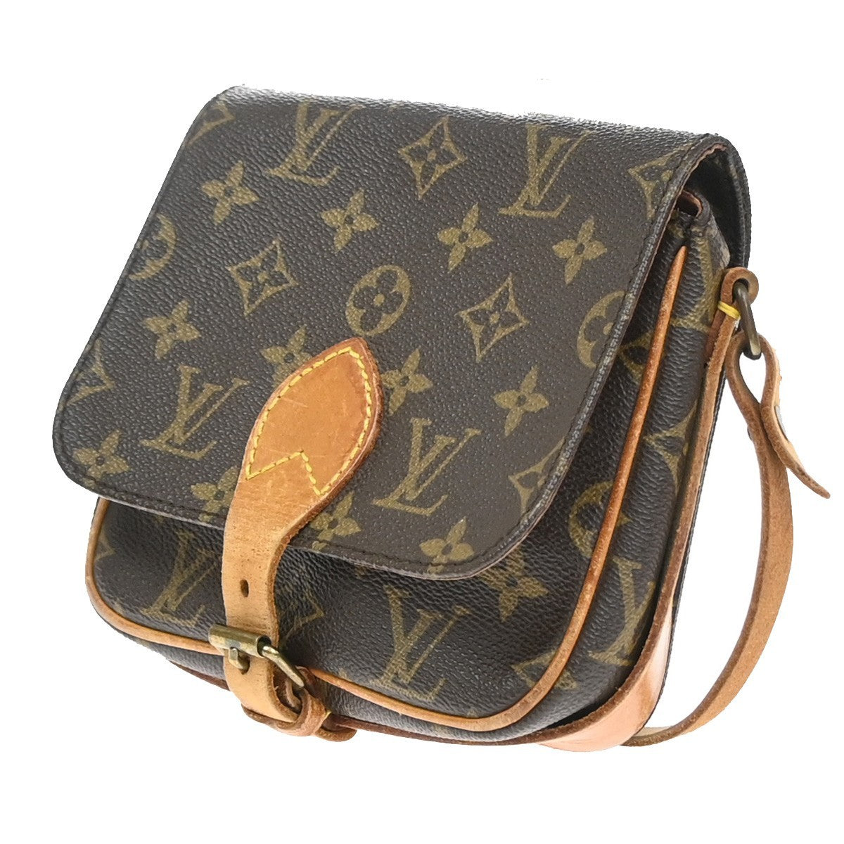 LOUIS VUITTON Mini Cartouchiere Shoulder Bag Monogram Leather BN M51254 70YJ228