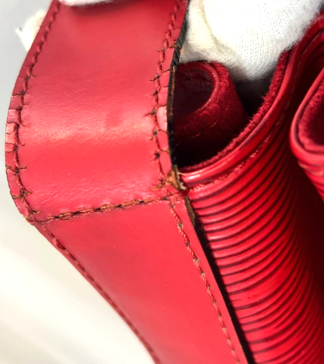 LOUIS VUITTON Sac De Paul PM Shoulder Bag Epi Leather Red M80197 34KB505